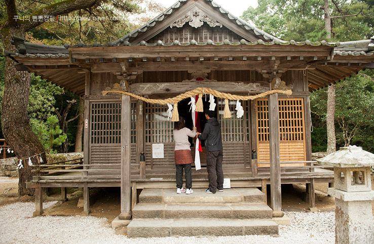 [아들과 함께 대마도여행] 신화의마을캠핑장과 와타즈미신사