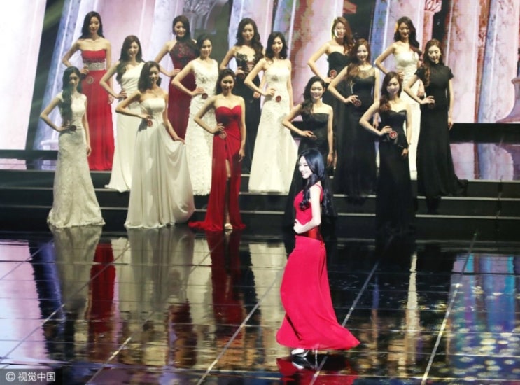 [중국뉴스] 2016 미스코리아 대회, 1초간 안면인식장애에 걸리다.