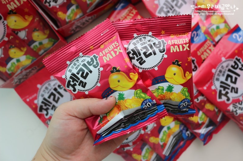 Kết quả hình ảnh cho 오)젤리밥(4가지과일맛)