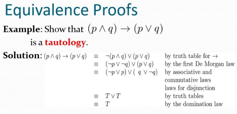 Discrete Mathematics Propositional Equivalences 네이버 블로그